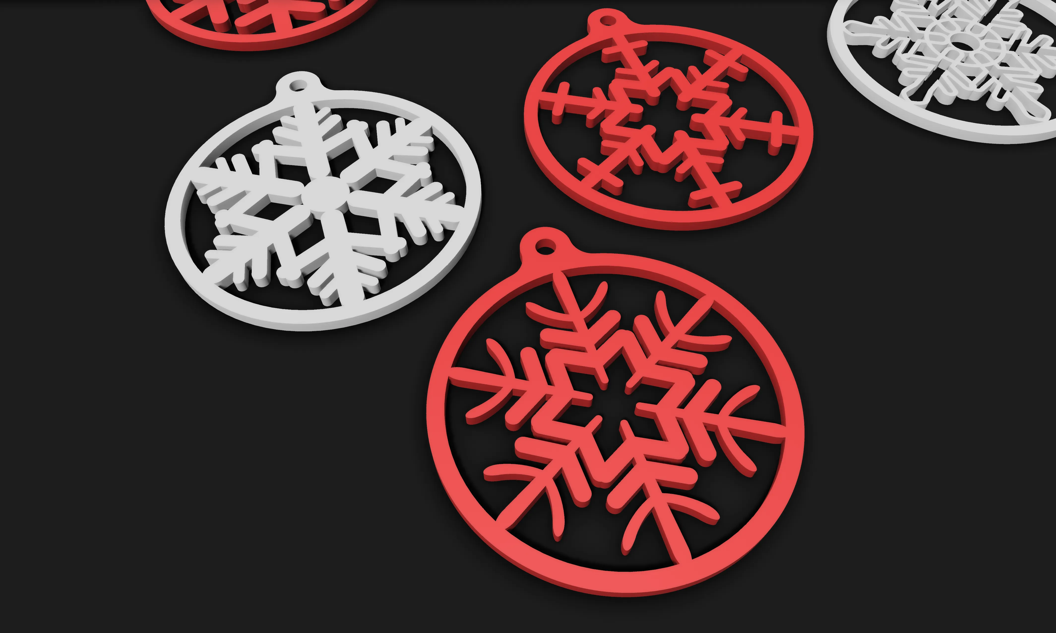 Snowflake render 3