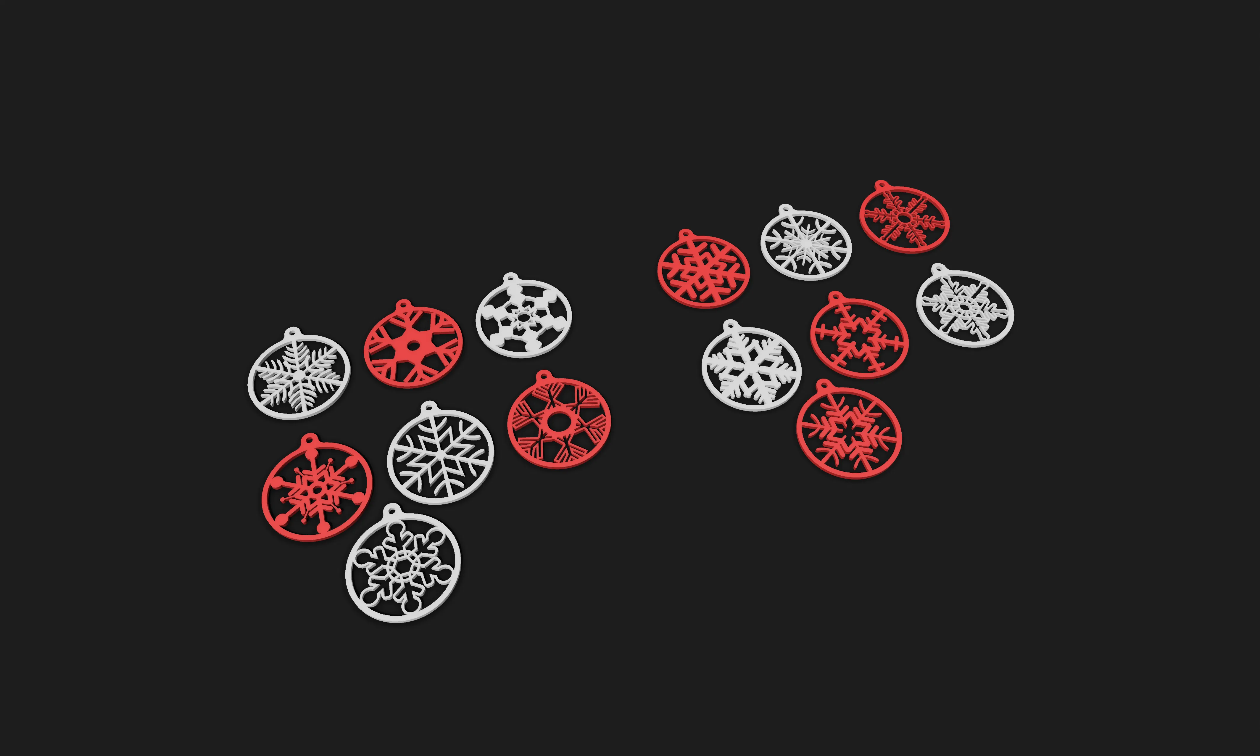 Snowflake render 4