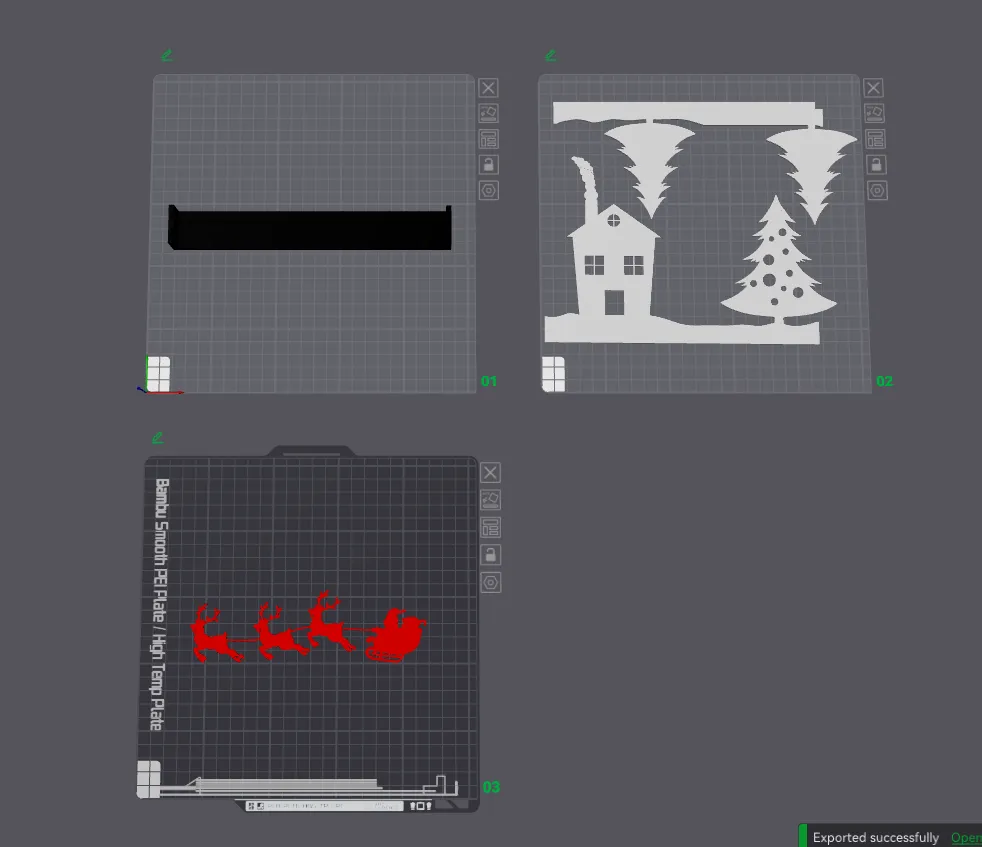 Christmas Trees and Santa by TriDimension Printworks MakerWorld ...