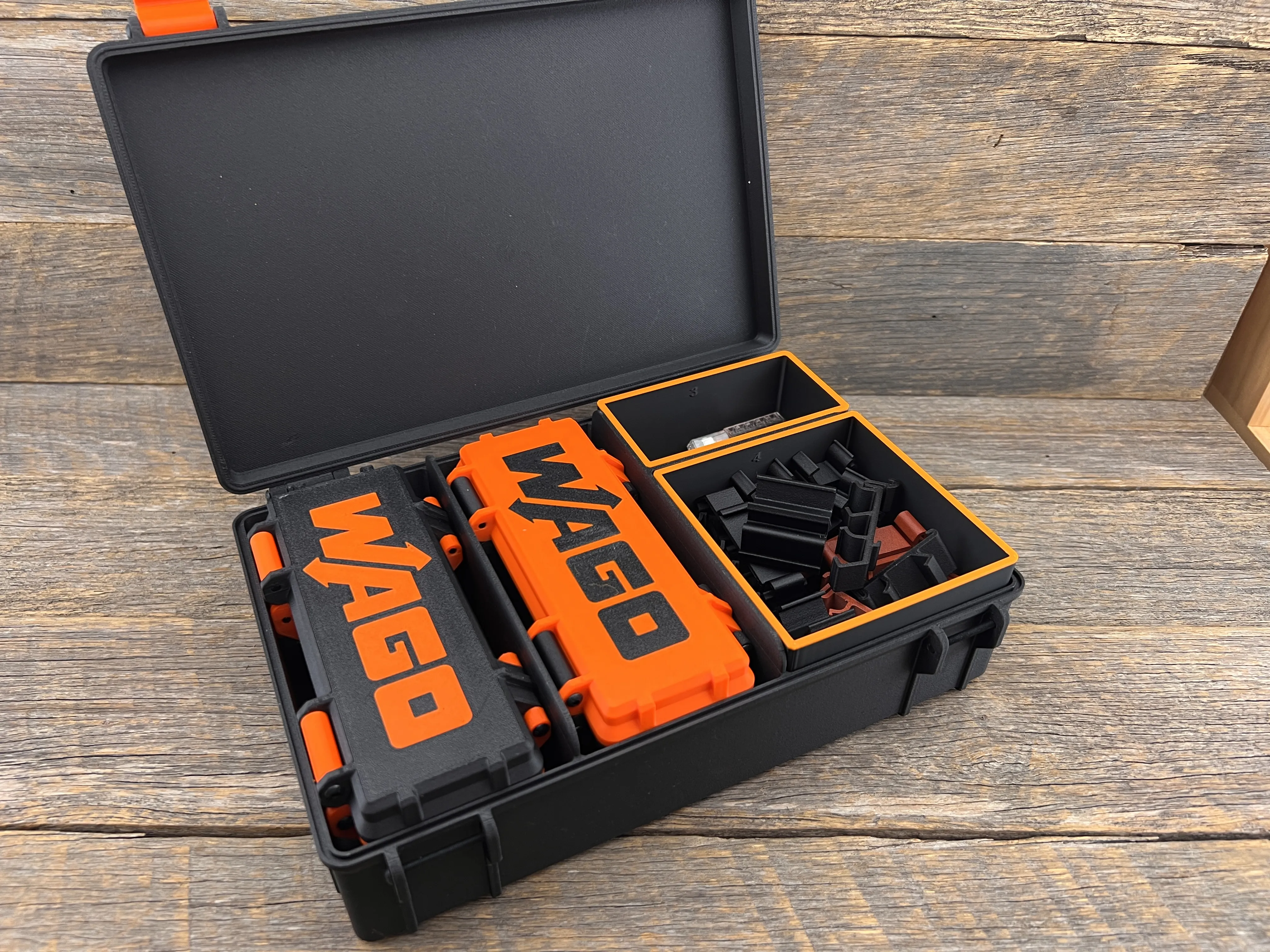 Wago Frame Containers and frame for WAGO Rugged Case - Free 3D Print Model ...