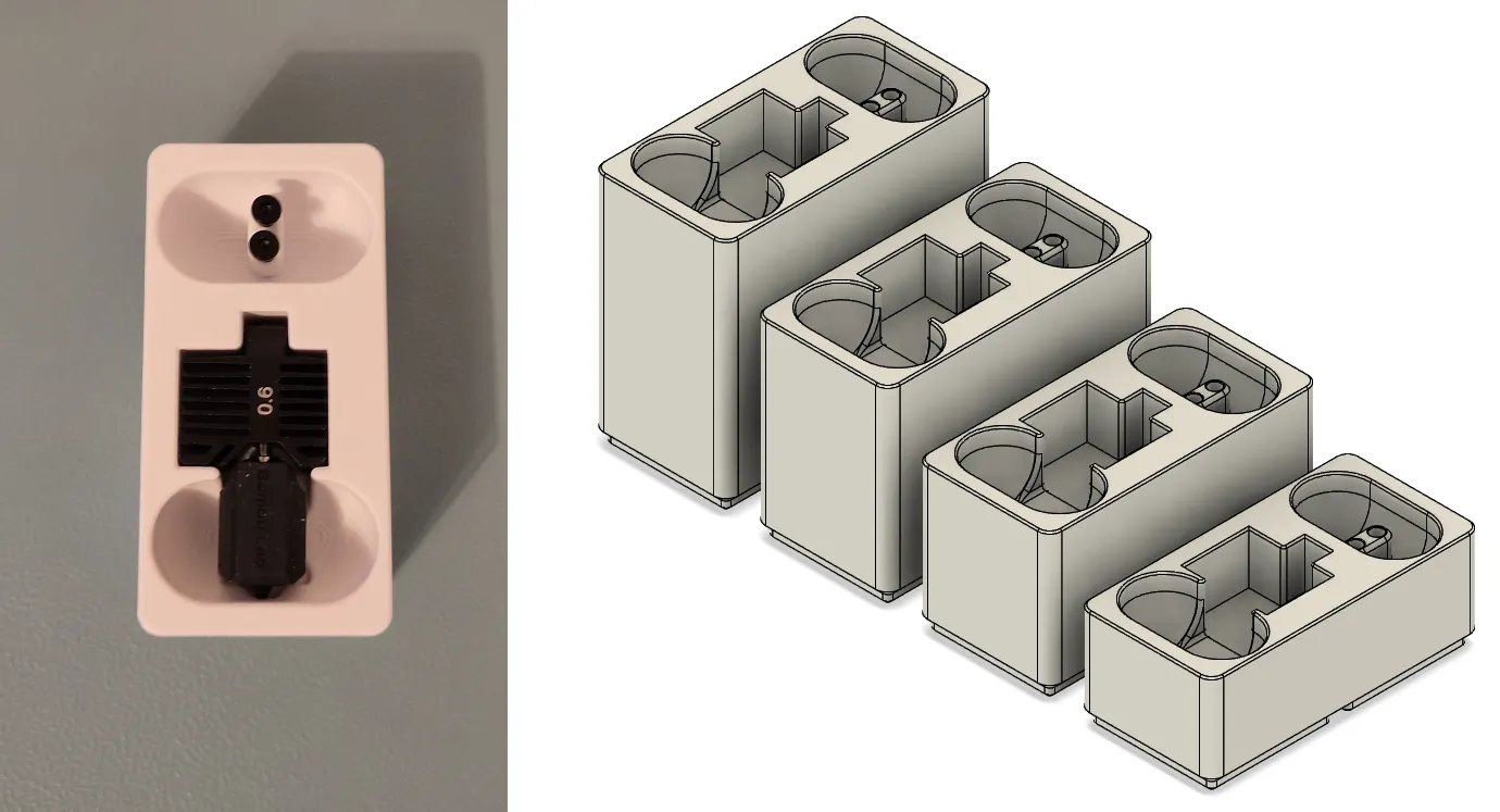 Hotend with Nozzle Bin