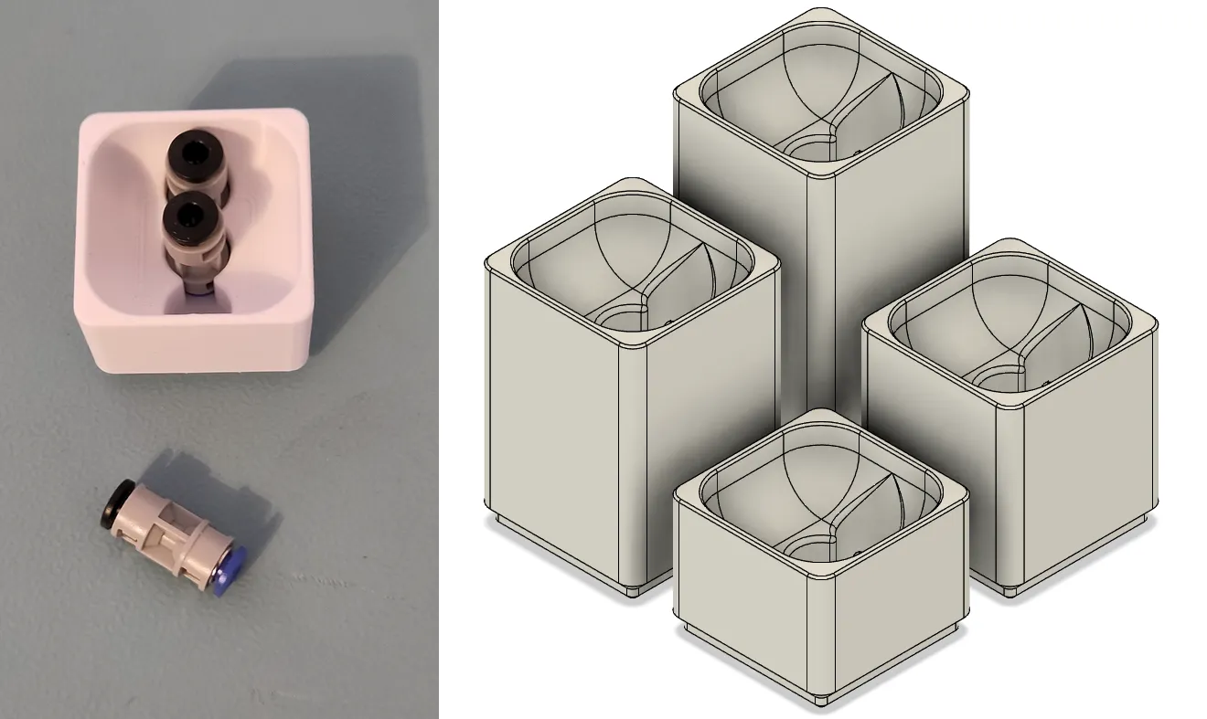 PTFE Tube Connector Bin