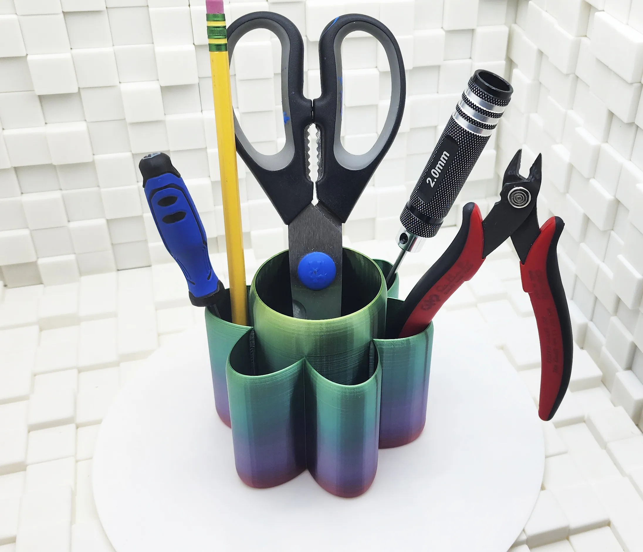 6 Petal Tool Pen Cup