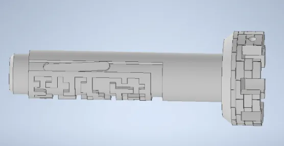A white object with a mazeDescription automatically generated