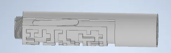 A white object with black linesDescription automatically generated