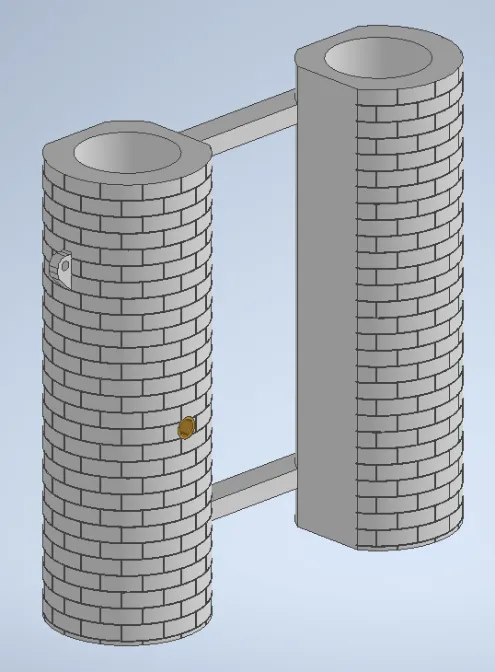 A drawing of a brick wallDescription automatically generated