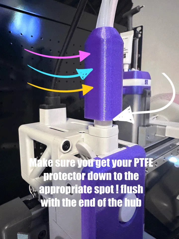 A1/A1MINI PTFE TUBE PROTECTION /FAILED TO FEED FILAMENT INTO TOOL HEAD