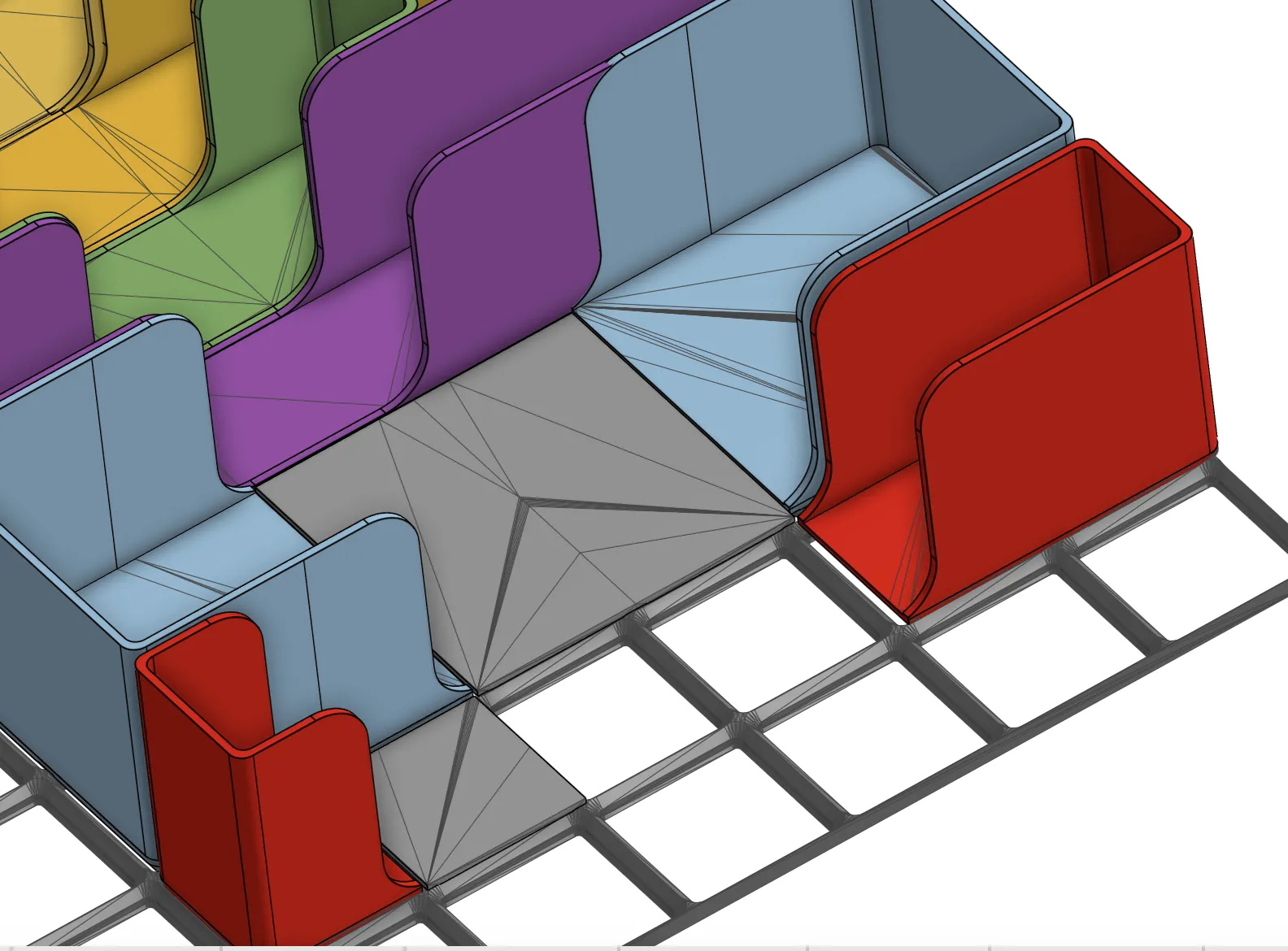 Modular utensil bin system