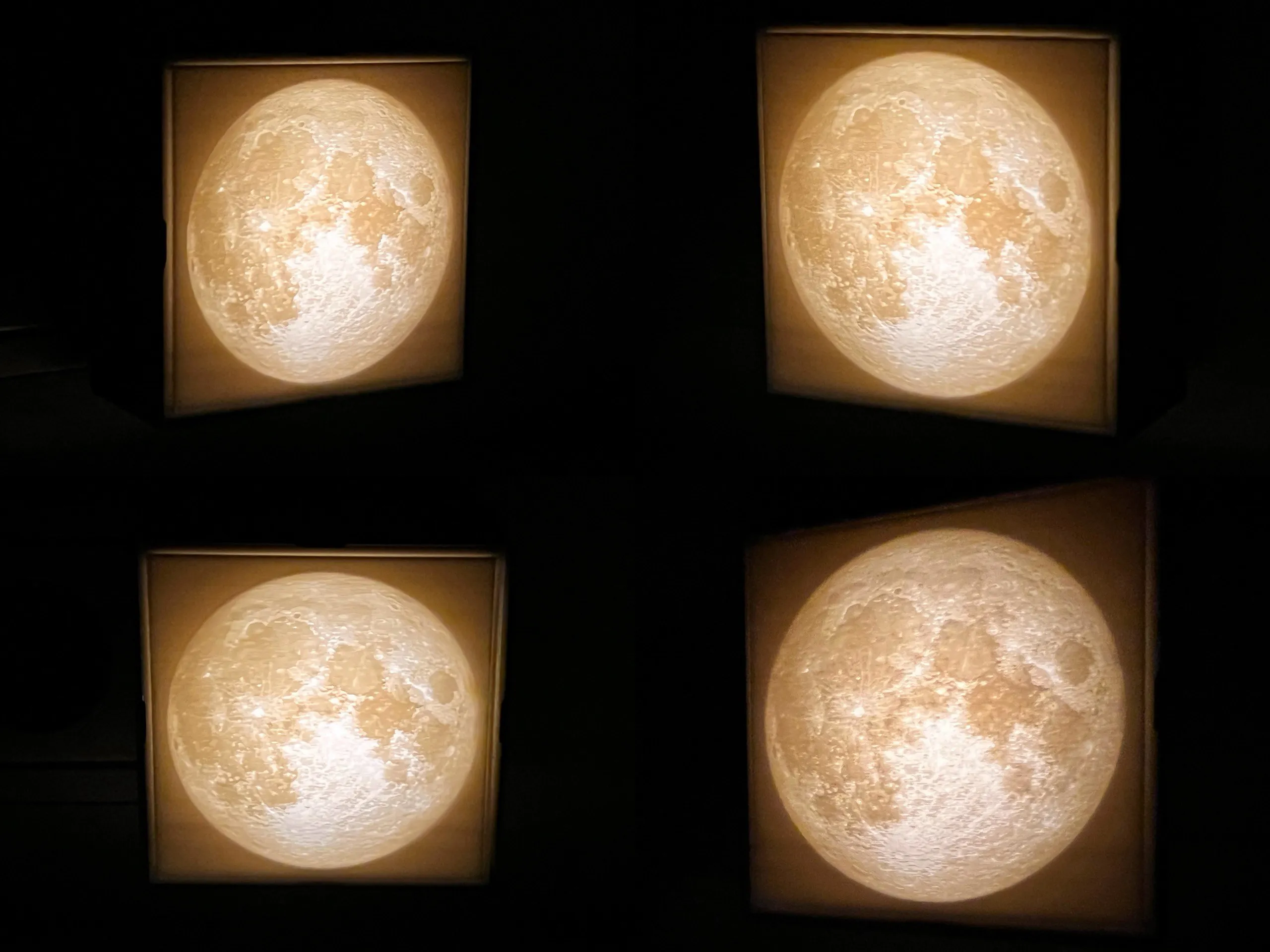 Full Moon Night Light 3D Print