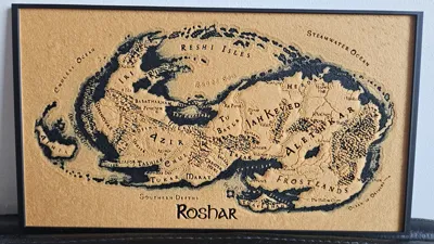 Roshar Map (Hueforge) - Free 3D Print Model - MakerWorld