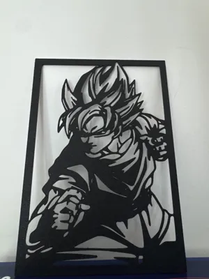 Wall Art - Frame DBZ by Artist3d MakerWorld: Download Free 3D Models