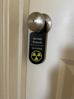 3D Printing Do Not Disturb Sign by 3D Labs - MakerWorld