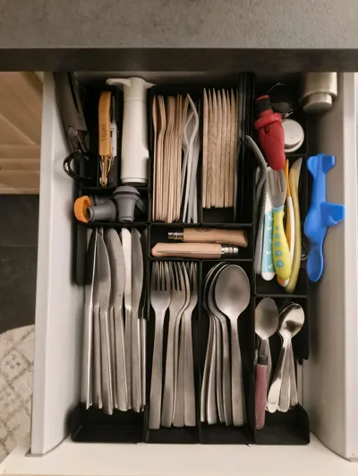 Gridfinity Kitchen Drawer (half sizes) Remixed by Lele2427 MakerWorld ...