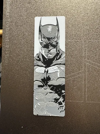 Batman - Bookmark by 3djd MakerWorld: Download Free 3D Models