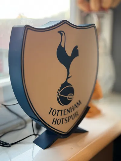 Tottenham Hotspur led light box by cruse2382 - MakerWorld