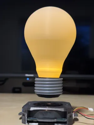 Floating Light Bulb - Free 3D Print Model - MakerWorld
