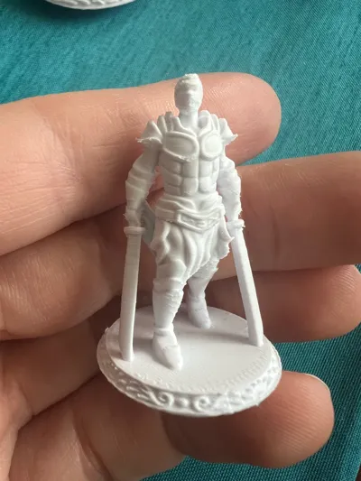 Human Fighter - Tabletop miniature - no supports! Remixed by ...
