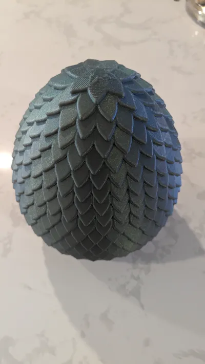 Large Threaded Dragon Egg - Free 3D Print Model - MakerWorld