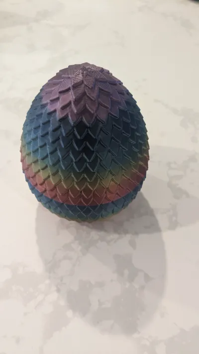 Large Threaded Dragon Egg - Free 3D Print Model - MakerWorld