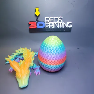 Large Threaded Dragon Egg - Free 3D Print Model - MakerWorld
