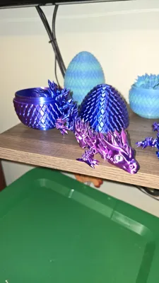 Large Threaded Dragon Egg - Free 3D Print Model - MakerWorld