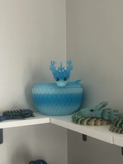 Large Threaded Dragon Egg - Free 3D Print Model - MakerWorld