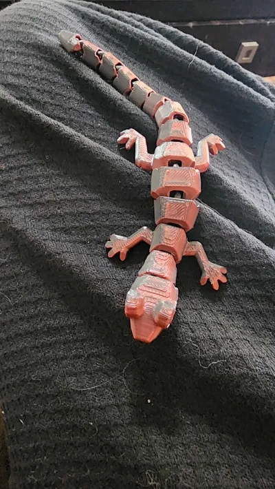 flexi lizard - Free 3D Print Model - MakerWorld