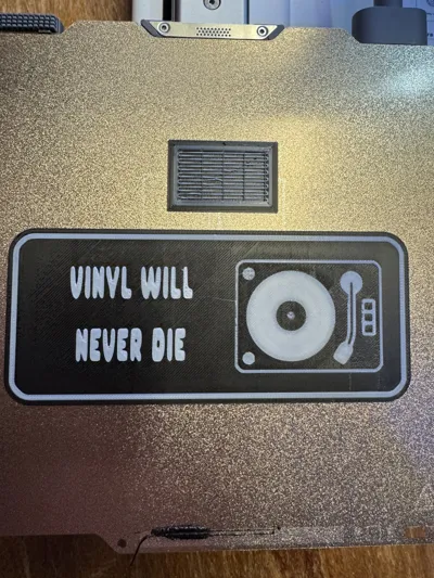 Vinyl Lp Sign by Der Jeniche - MakerWorld