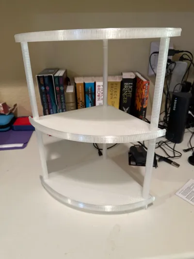 Modular Corner Shelf stackable - Free 3D Print Model - MakerWorld