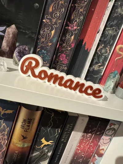 Romance Library Sign