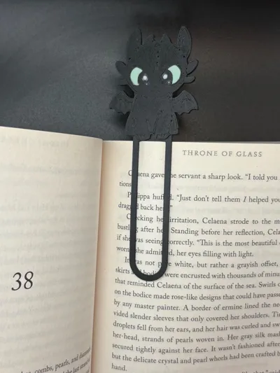 Toothless Night Fury Bookmark by JLagunaDev MakerWorld: Download Free ...
