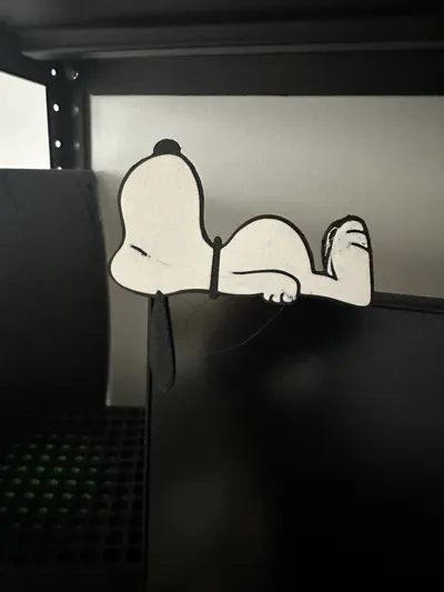 Snoopy Monitor Tech Snoopy on monitor with stand #2 - Free 3D Print Model - MakerWorld