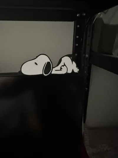 Snoopy Monitor Tech Snoopy on monitor with stand #2 - Free 3D Print Model - MakerWorld