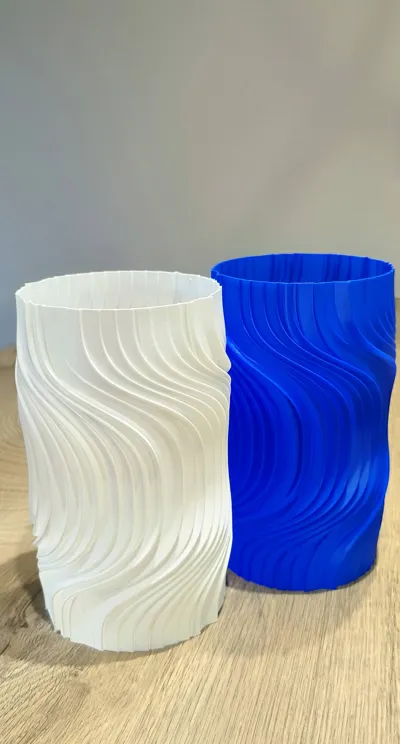 Modern Twisted Vase - Automotive - PLA - 3D printed product - фото 25