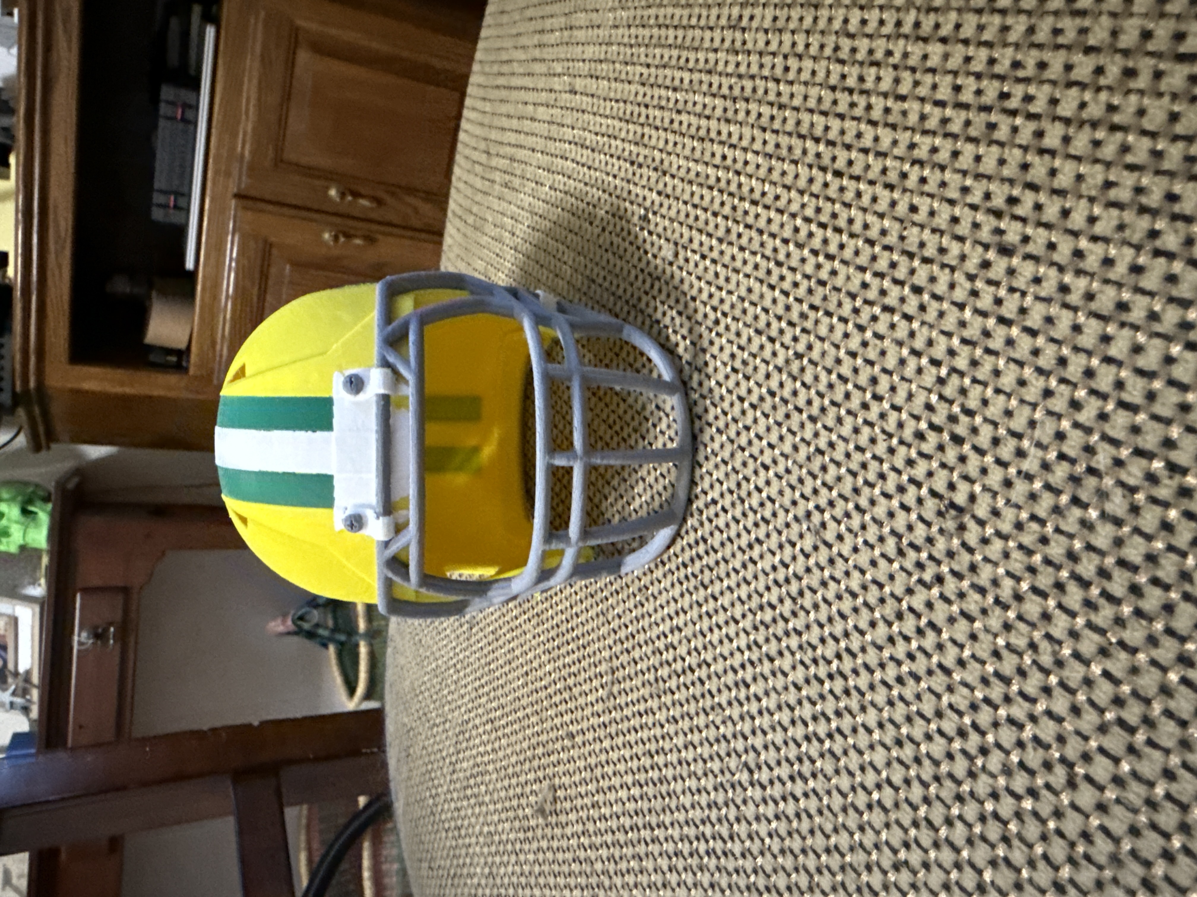 Green Bay Packers Helmet - Free 3D Print Model - MakerWorld