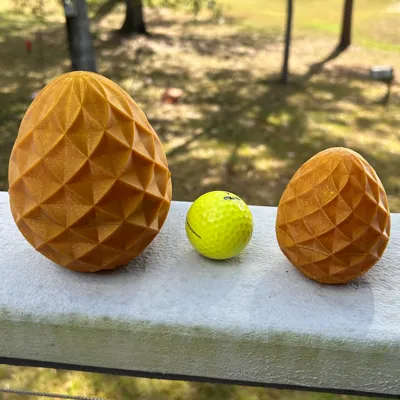 Small Threaded Twisty Dragon Egg - Free 3D Print Model - MakerWorld
