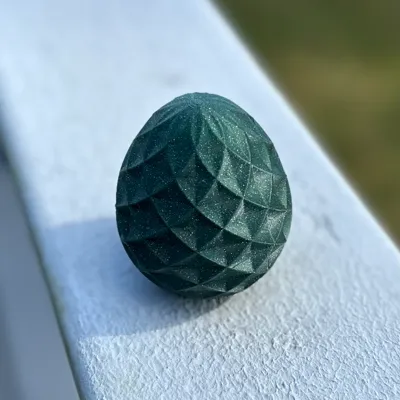 Small Threaded Twisty Dragon Egg - Free 3D Print Model - MakerWorld