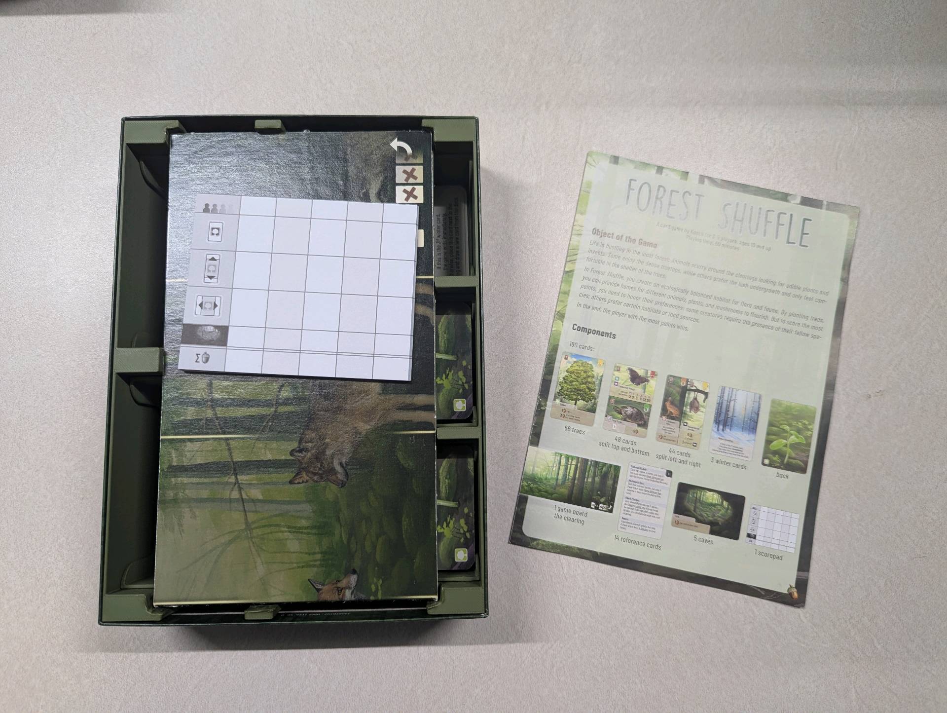Forest Shuffle Custom Insert: Base + Expansions - Free 3D Print Model -  MakerWorld
