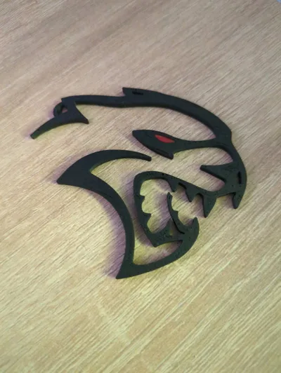 Hellcat Logo Face Keychain by BatCavePrinting MakerWorld: Download Free ...