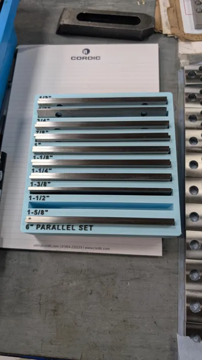 Gridfinity Parallel Set Tray for 6‑Inch Parallels - Free 3D Print Model ...