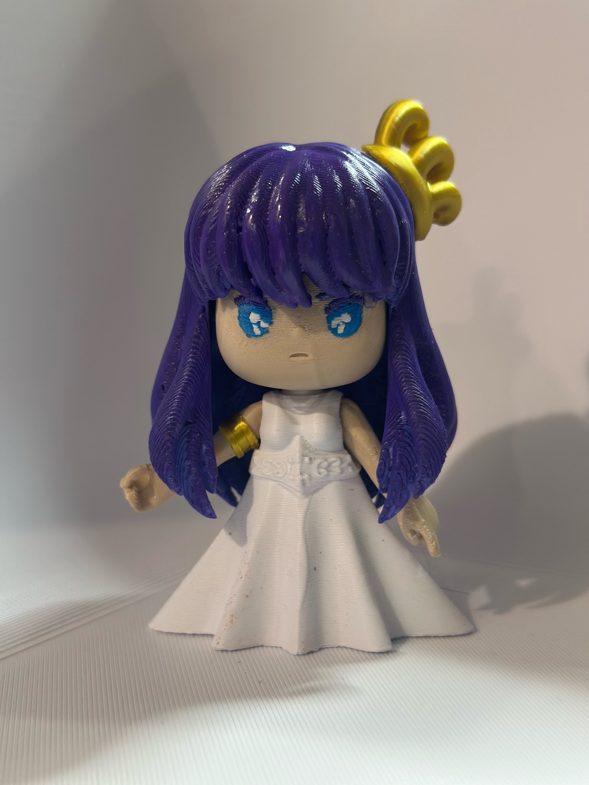 Chibi 033: Athena Saori Kido - Modelo gratuito para impressão 3D