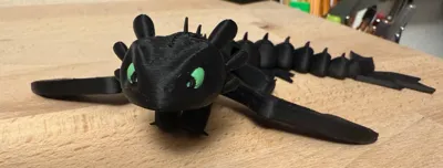 Articulated Toothless from How To Train Your Dragon Remixed by letitbe ...
