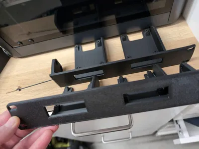 Raspberry Pi 2/3B/4B/5B 19-inch Modular Rack Mount - Free 3D Print ...