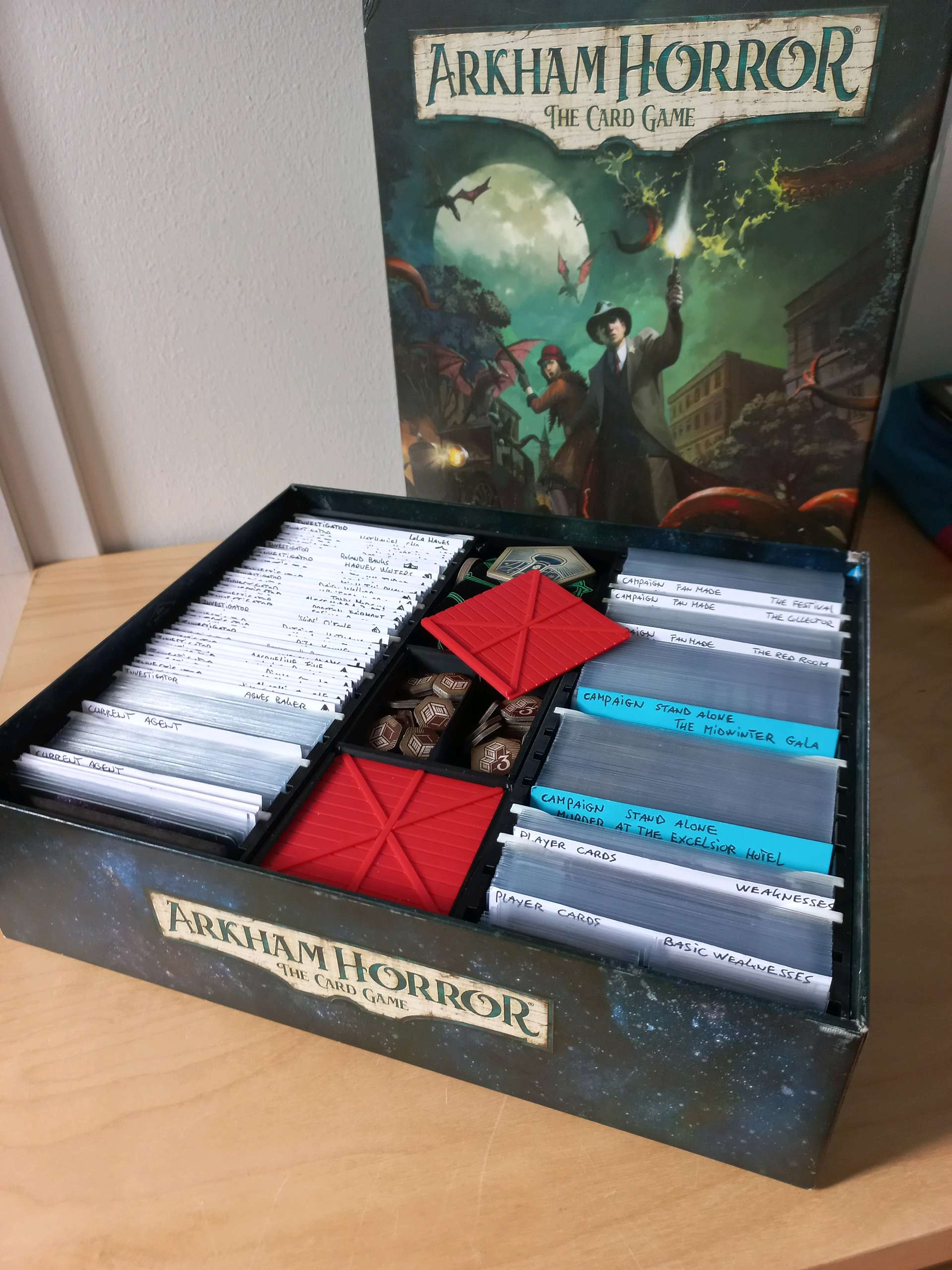 arkham horror card game board Collector's Card Crate