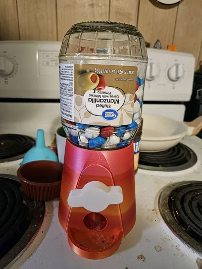 Simple Mason Jar Candy Machine - Free 3D Print Model - MakerWorld
