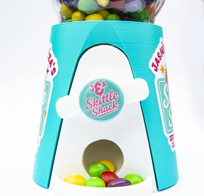 Simple Mason Jar Candy Machine - Free 3D Print Model - MakerWorld