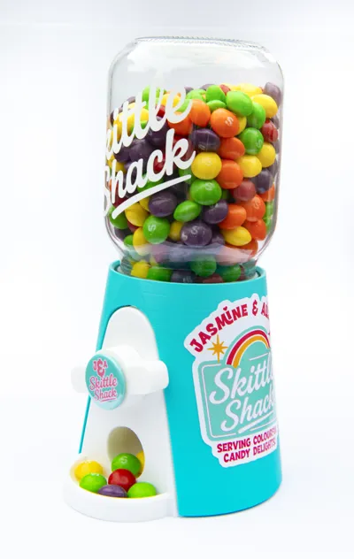 Simple Mason Jar Candy Machine - Free 3D Print Model - MakerWorld
