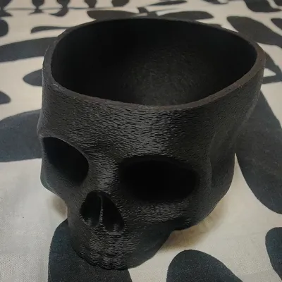 Candy Skull Bowl by 3DinPlastic MakerWorld: Download Free 3D Models