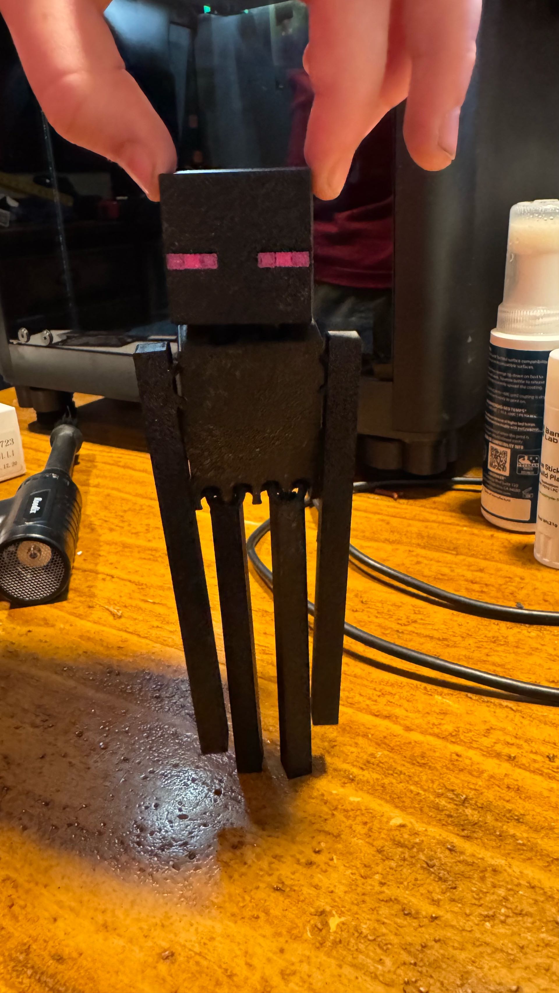 Enderman articolato di Minecraft da Nismo3Dprint MakerWorld: Scarica  Modelli 3D Gratuiti, image size:1920x3413