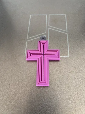 Fidget Cross key chain charm by BlackSheepStudio MakerWorld: Download ...